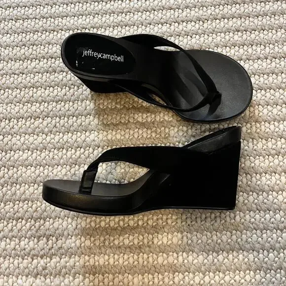 JEFFREY CAMPBELL Leizel Platform Wedge Flip Flop - Picture 2 of 8